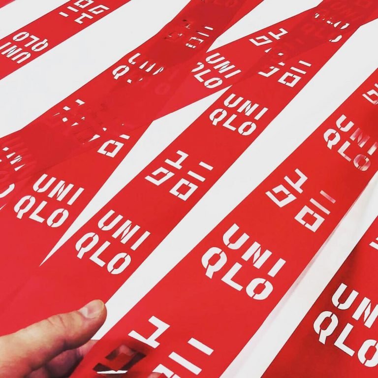 Ribbons. Laser cutting. Uniqlo.