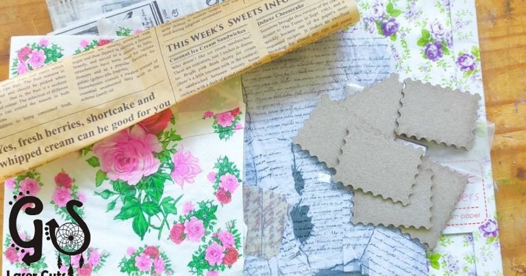 Make embellishments with Postage Stamp Blanks