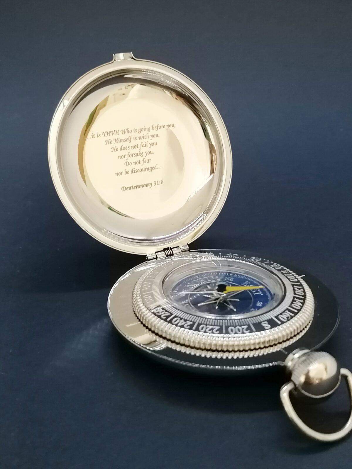 Laser Engraved Compass Casing