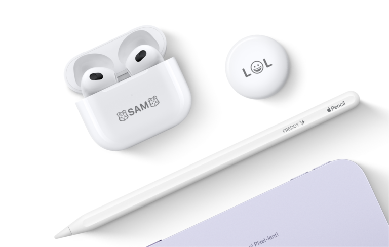 Unlock 9 Common AirPods & Apple Pencil Engraving Ideas