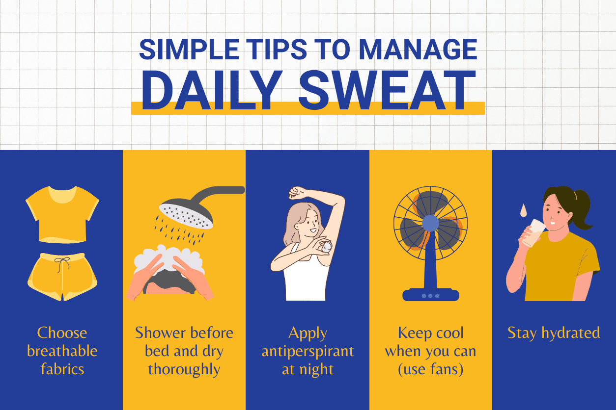 manage daily sweat 