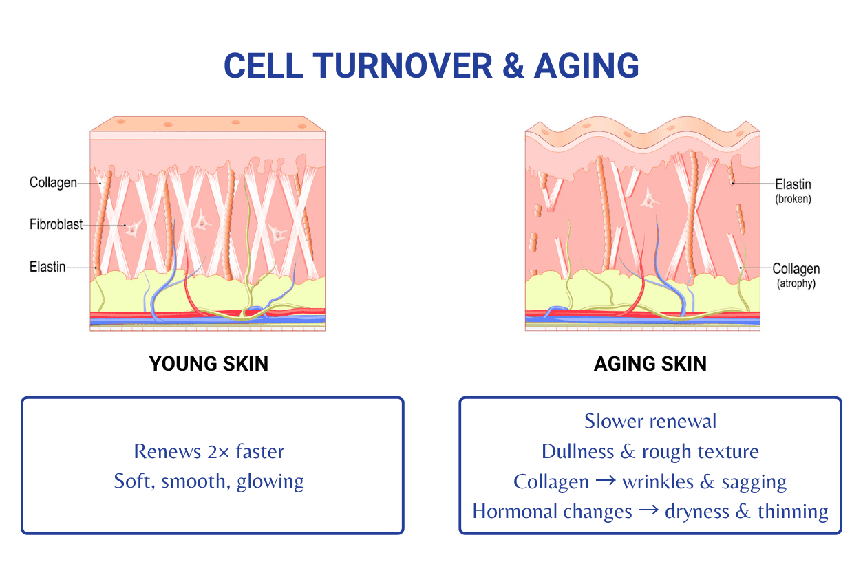 Why your skin still looks dull up close