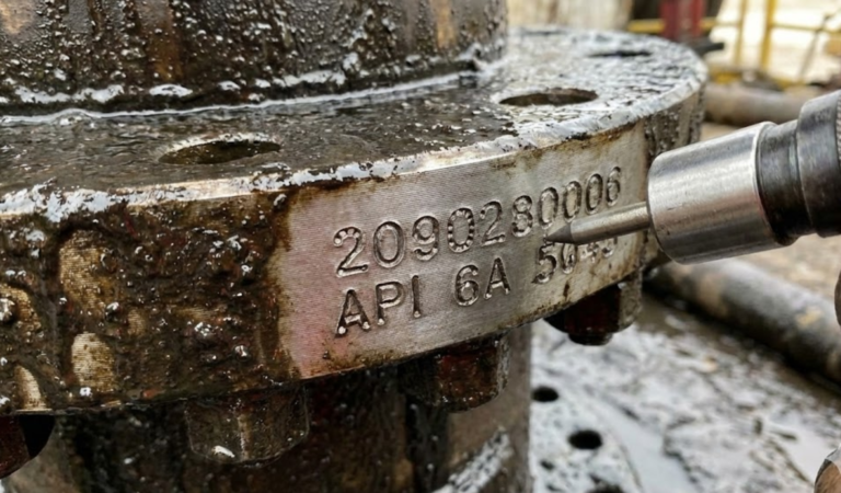 Oil and Gas Valve Traceability Marking Deep Laser vs Dot Peen